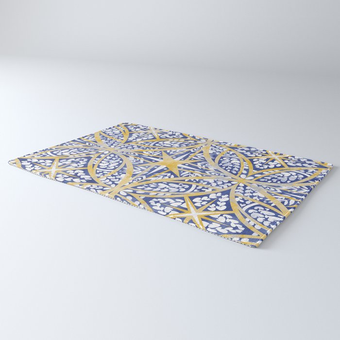 Tile wild leaves starry BY Rug Gallery Image 3