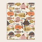 Mid Mod Deep Sea Fishing Ivory Notebook Gallery Image 4