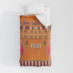 Orange Traditional Moroccan Design Duvet Cover Gallery Image 9