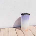 Tie dye lilac peach A Travel Mug Gallery Image 4
