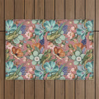 Garden Birds Sanctuary A Outdoor Rug Gallery Image 1