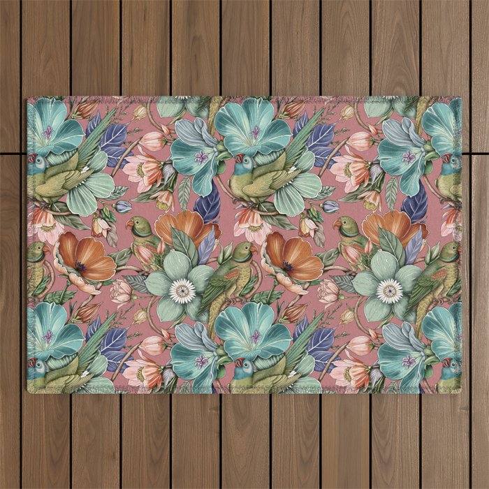Garden Birds Sanctuary A Outdoor Rug Gallery Image 1