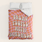 Treat People with Kindness Duvet Cover Gallery Image 6