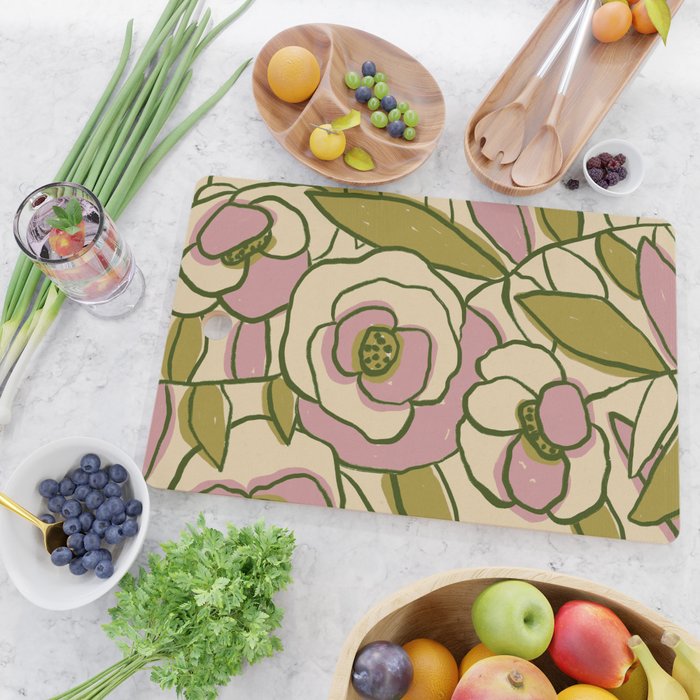 Rose Garden #1 Cutting Board Gallery Image 2