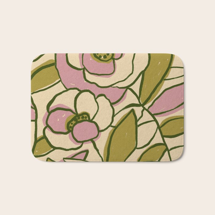 Rose Garden #1 Bath Mat Gallery Image 1