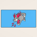 Panther Flame Desk Mat Gallery Image 3