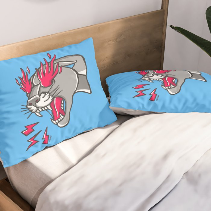 Panther Flame Pillow Sham Gallery Image 2