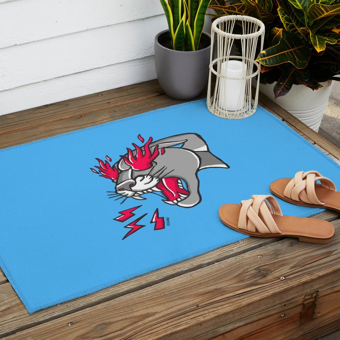 Panther Flame Outdoor Rug Gallery Image 2