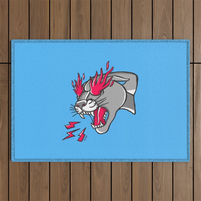 Panther Flame Outdoor Rug Gallery Image 1