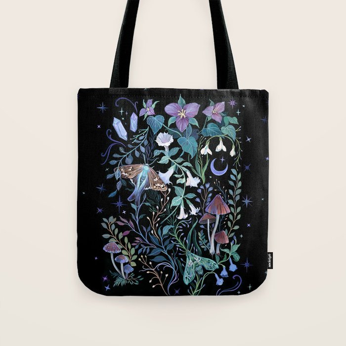 Night Garden Tote Bag Gallery Image 1