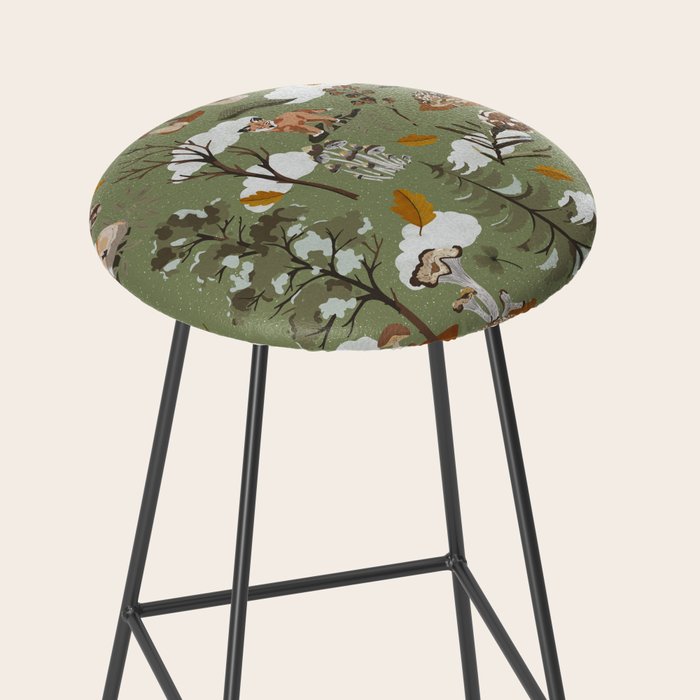Baby animals in the leafy forest G Stool Gallery Image 2