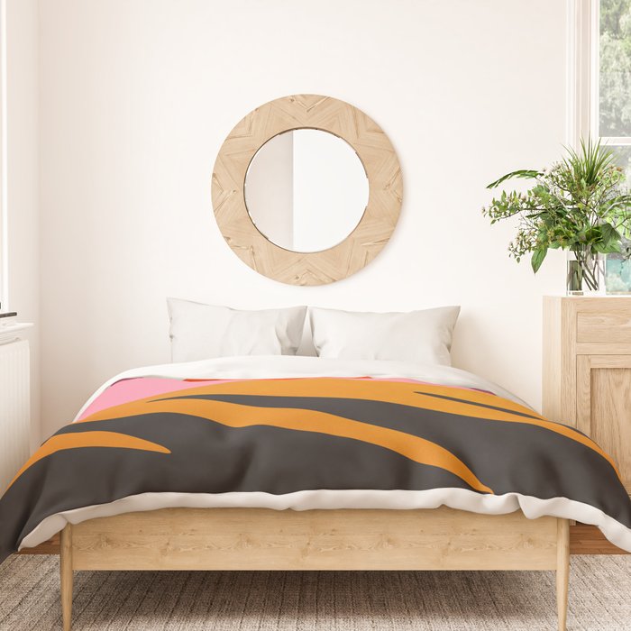 Landscape 02: Mid Century Abstraction Duvet Cover Gallery Image 3