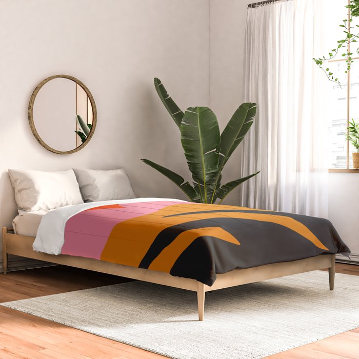 Landscape 02: Mid Century Abstraction Comforter Gallery Image 2
