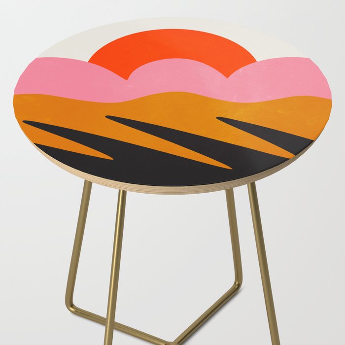 Landscape 02: Mid Century Abstraction Side Table Gallery Image 2
