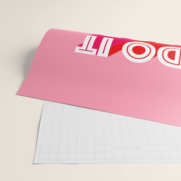 Do it for Yourself #motivational words Wrapping Paper Gallery Image 2