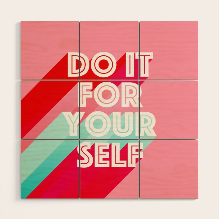 Do it for Yourself #motivational words Wood Wall Art Gallery Image 1