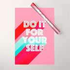 Do it for Yourself #motivational words Wrapping Paper Gallery Image 1