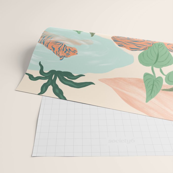 Chilling Tigers Wrapping Paper Gallery Image 2