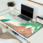 Chilling Tigers Desk Mat Gallery Image 2