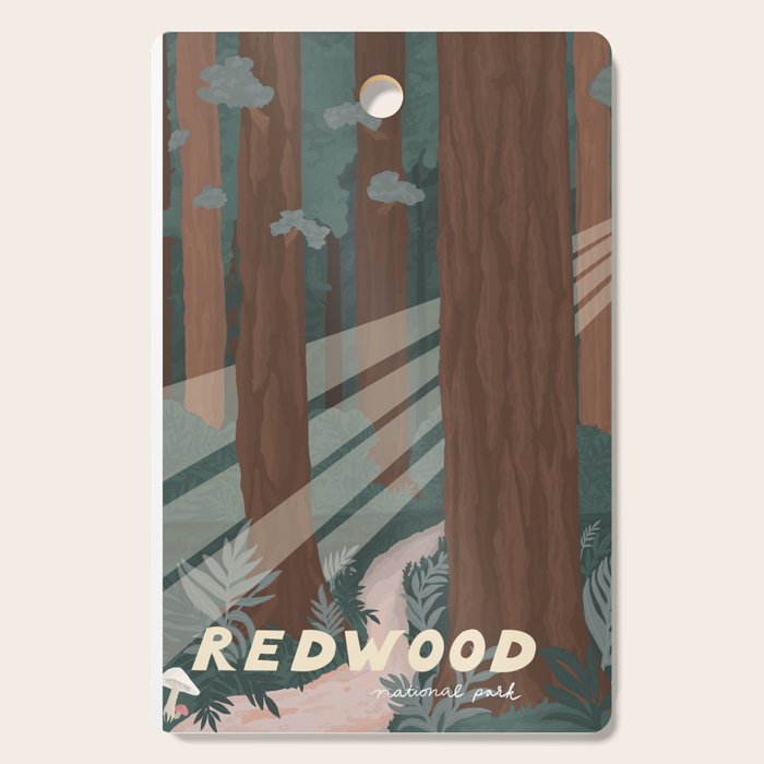 Redwood National Park Cutting Board Gallery Image 1
