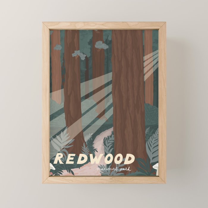 Redwood National Park Mini Art Print Gallery Image 1