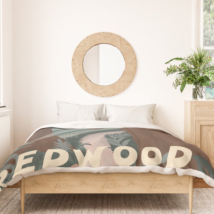 Redwood National Park Duvet Cover Gallery Image 3