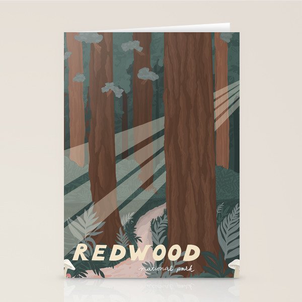 Redwood National Park Stationery Card Gallery Image 1