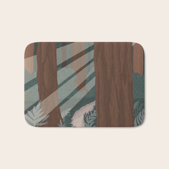 Redwood National Park Bath Mat Gallery Image 1
