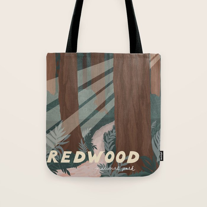 Redwood National Park Tote Bag Gallery Image 1
