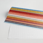 serape southwest stripe - red, blue, gold Wrapping Paper Gallery Image 2