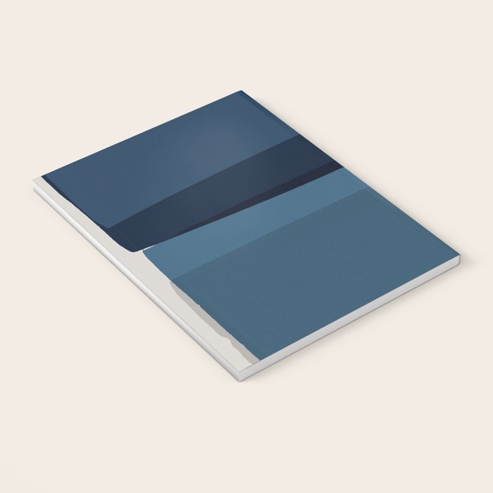Modern Blue, Blue Painting, Blue Ombre Notebook Gallery Image 3