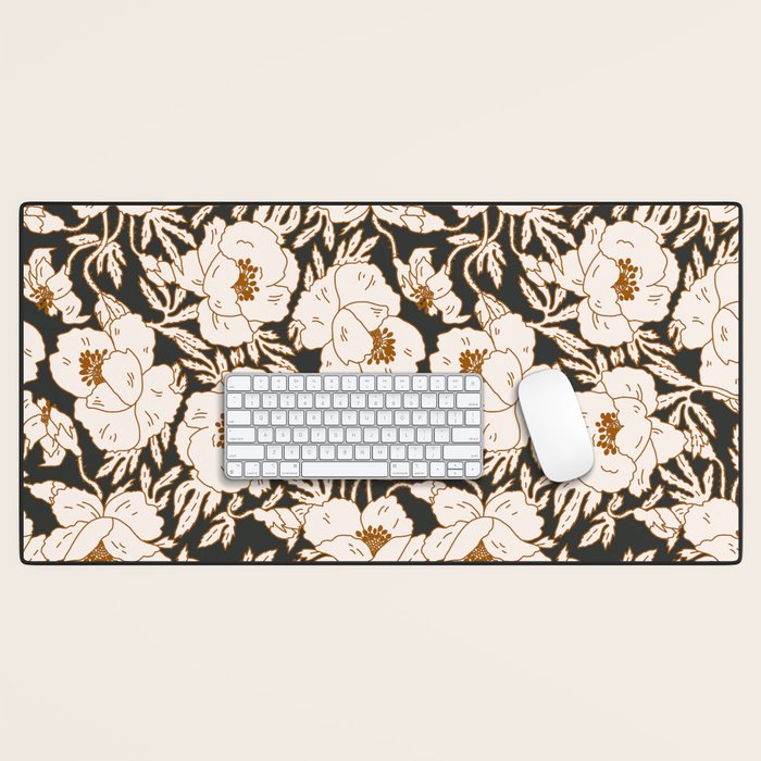 INDRA POPPY DARK Desk Mat Gallery Image 1