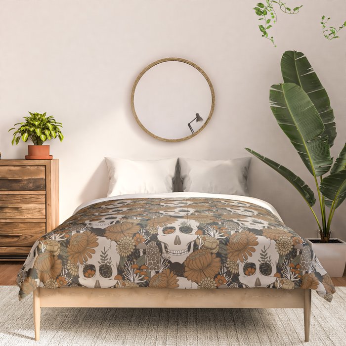Autumn Skulls Comforter Gallery Image 3