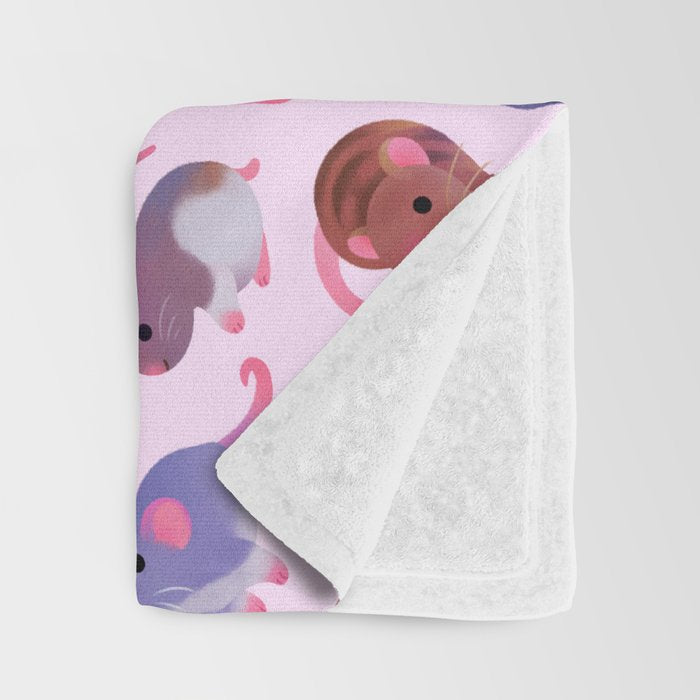 Fancy rat Throw Blanket Gallery Image 3