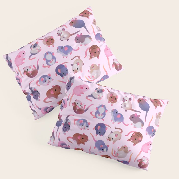 Fancy rat Pillow Sham Gallery Image 1