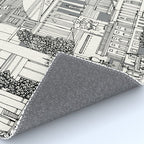 Washington DC toile gray Rug Gallery Image 4