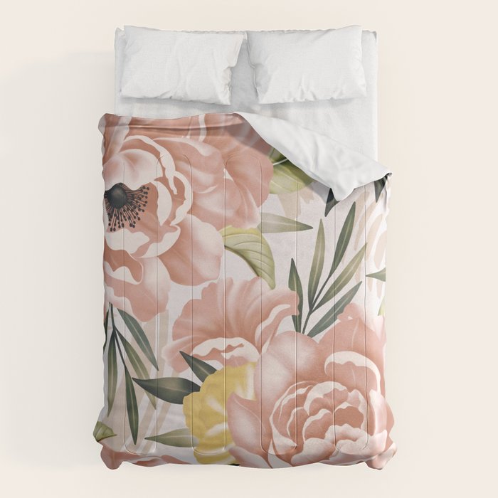 Big pink bouquet flowers S Comforter Gallery Image 6