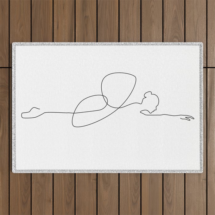Line Ballerina Outdoor Rug Gallery Image 1