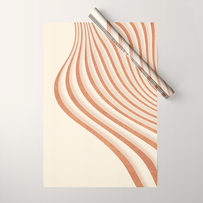 Movement of Lines Wrapping Paper Gallery Image 1