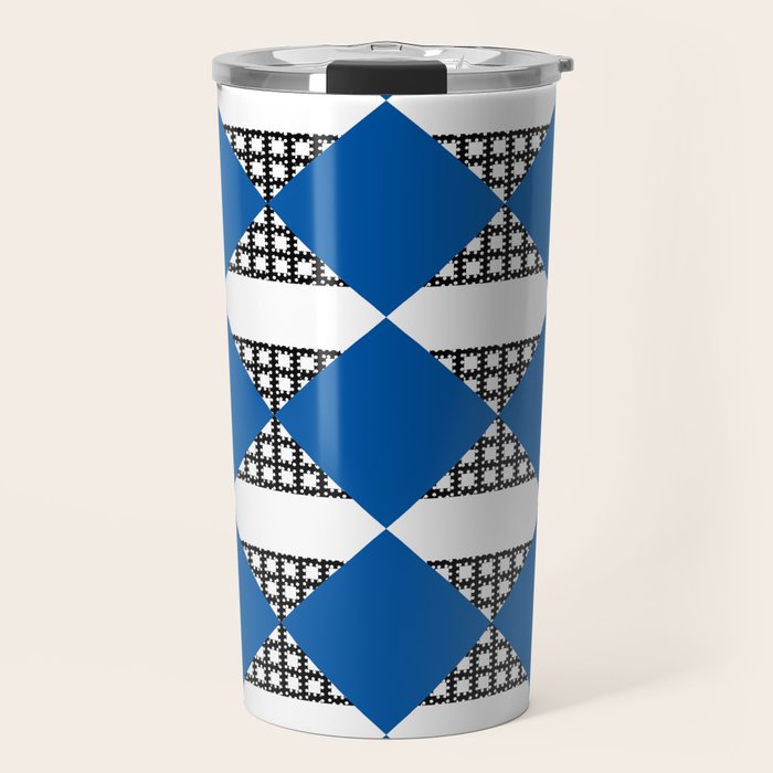 Modern boho (sapphire blue) Travel Mug Gallery Image 1