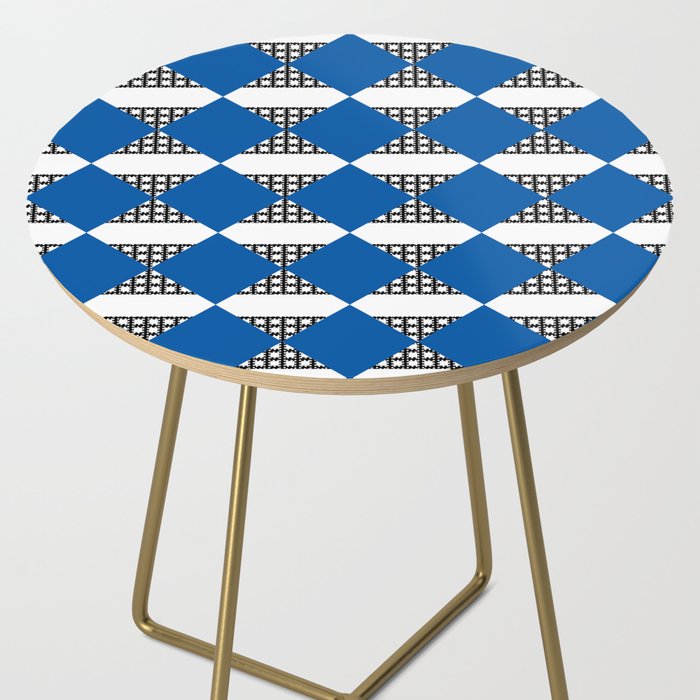Modern boho (sapphire blue) Side Table Gallery Image 2