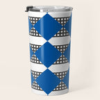 Modern boho (sapphire blue) Travel Mug Gallery Image 3