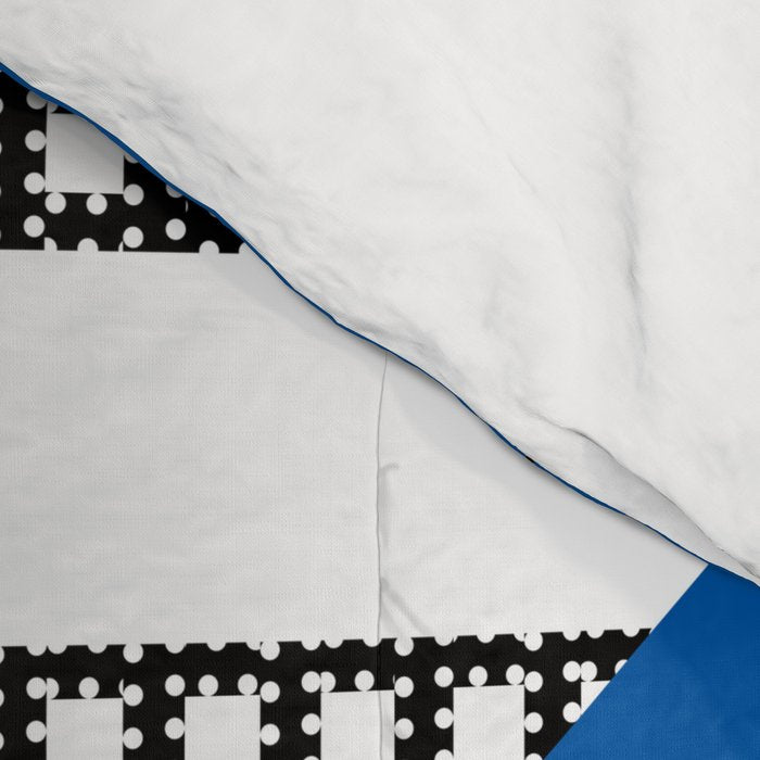 Modern boho (sapphire blue) Comforter Gallery Image 4