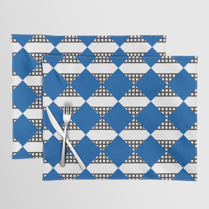 Modern boho (sapphire blue) Placemat Gallery Image 1