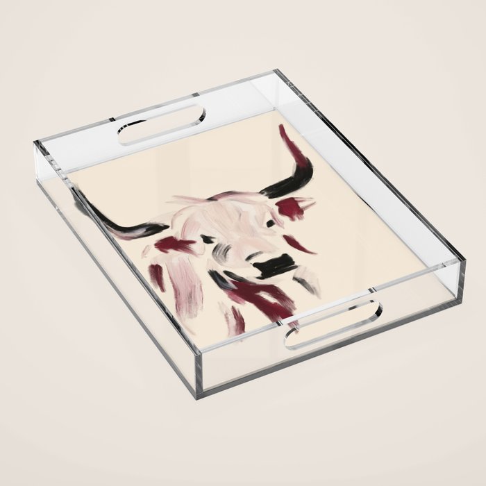 Highland Cow Acrylic Tray Gallery Image 1