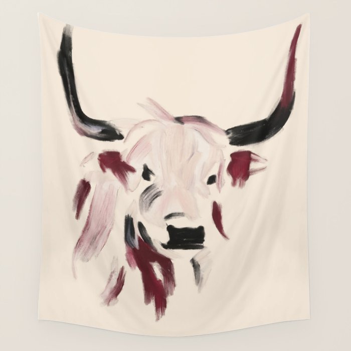 Highland Cow Wall Tapestry Gallery Image 1