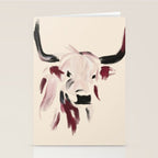 Highland Cow Stationery Card Gallery Image 2