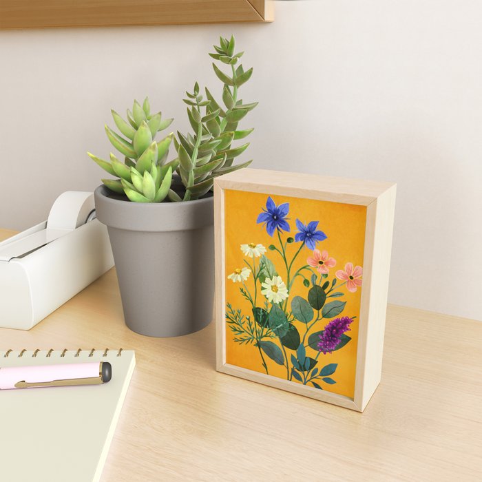 Summer Flowers 8 Mini Art Print Gallery Image 2