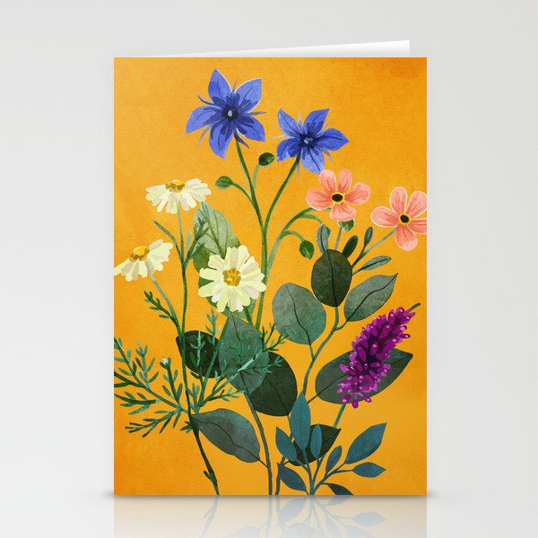 Summer Flowers 8 Stationery Card Gallery Image 1