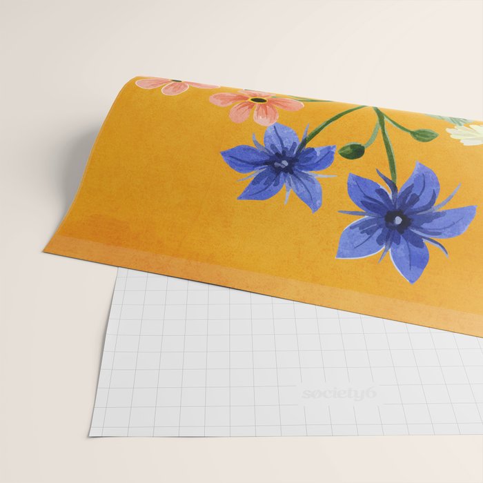 Summer Flowers 8 Wrapping Paper Gallery Image 2